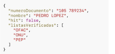 Servicio Web Listas Restrictivas Flow Identica